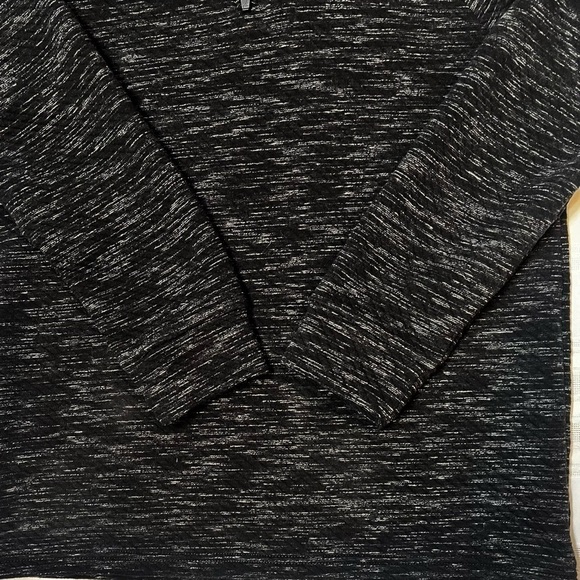 Mens Cotton/Poly Sweater 1/4 Zip Slim Fit Black Speckle Sz M EUC Marc Anthony - Picture 7 of 14
